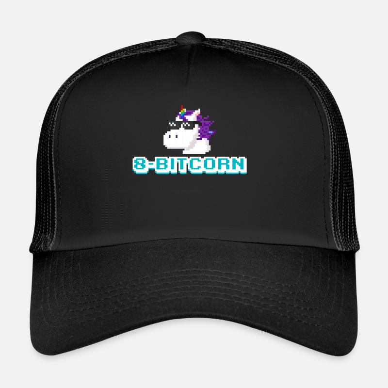 8-Bitcorn Einhorn Game Computer süß Pixel Trucker Cap