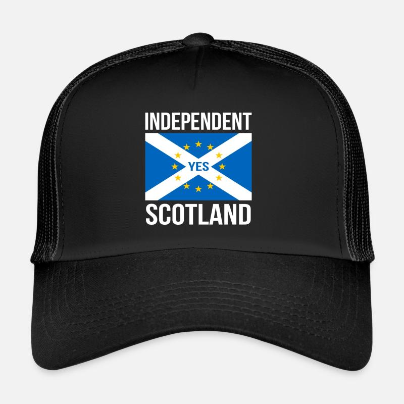 SCOTTISH INDEPENDENCE INDEPENDENT SCOTLAND - EU - Trucker Cap - black/black