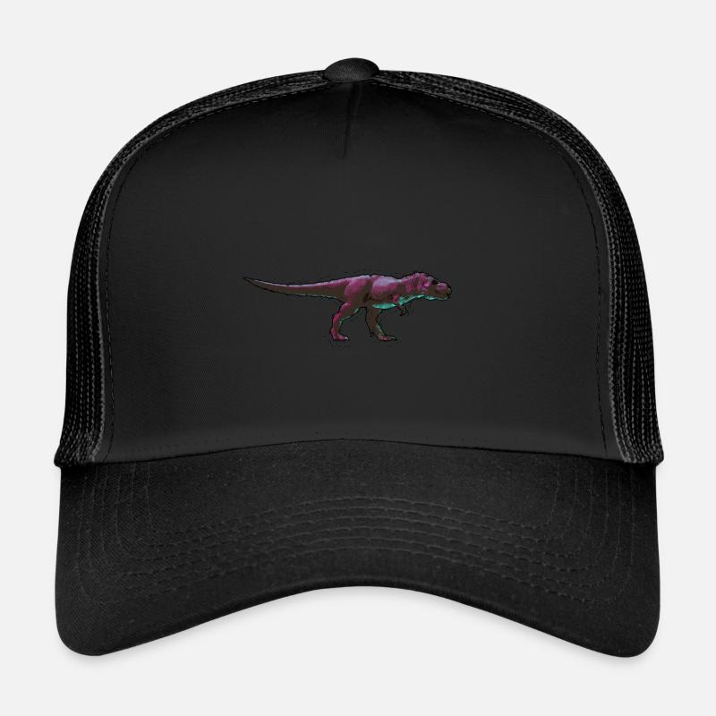Raptor Dino dinosaurs dinosaur - Trucker Cap - black/black