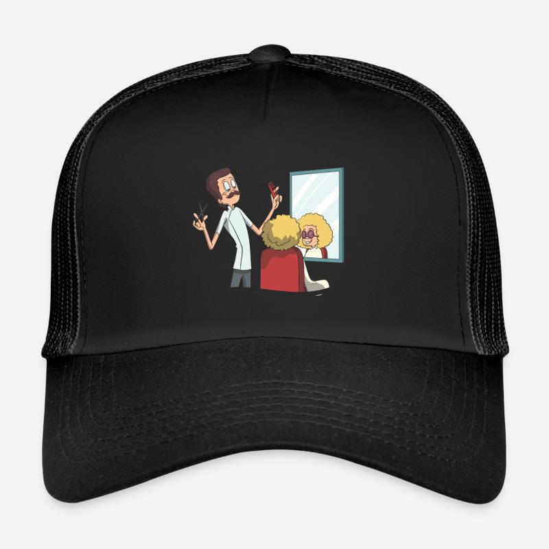 Coiffeur coupe, peignage, pose Casquette trucker 