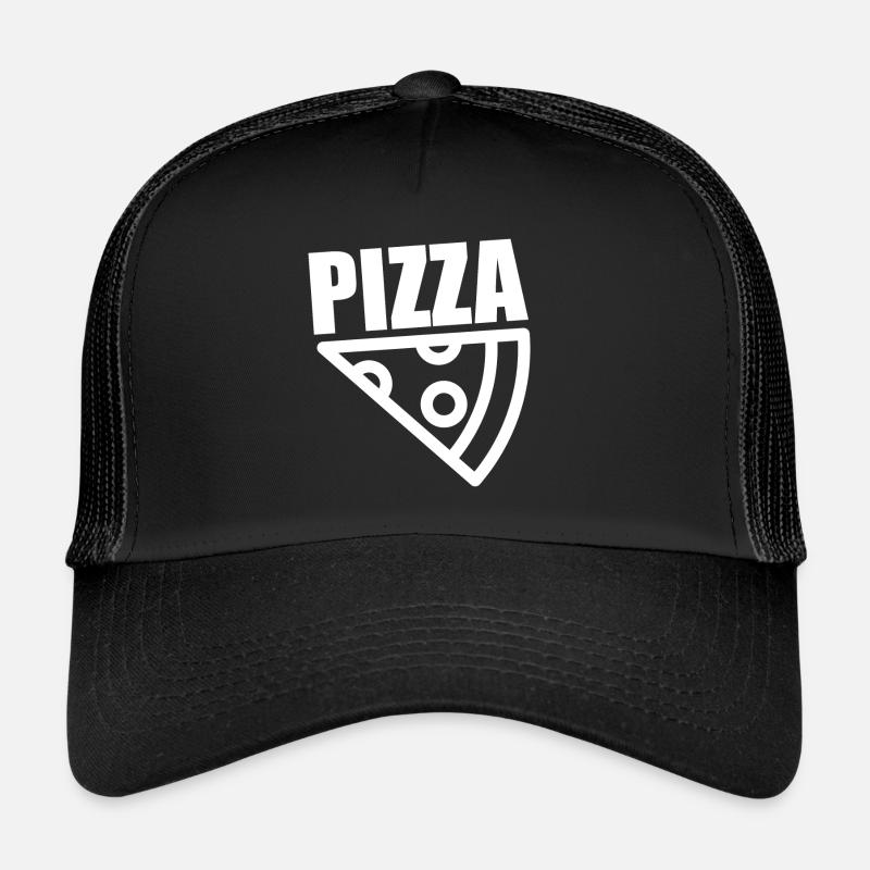 Pizza - Trucker Cap - Schwarz/Schwarz