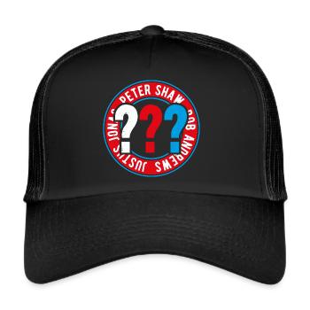 Die Drei ??? Kids Logo - Trucker Cap - Schwarz/Schwarz - Vorne