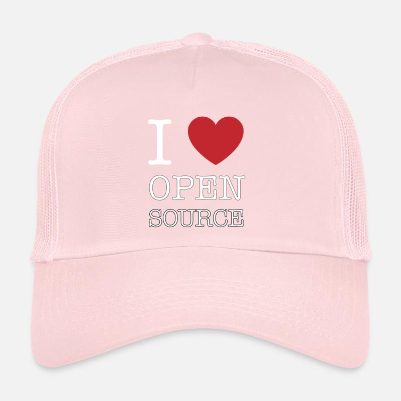 J’adore l’open source ! Casquette trucker 