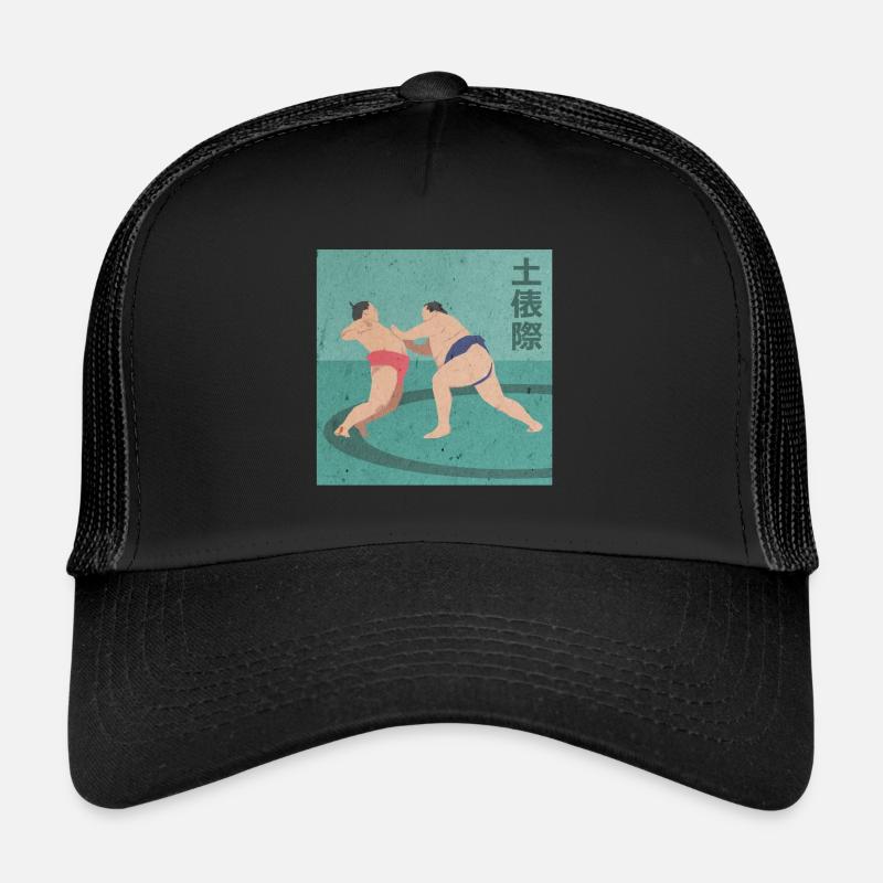 Sumo lutteur dans le ring Casquette trucker 