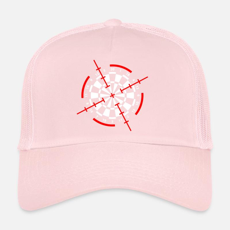 Dart bullseye darts player Trucker Cap