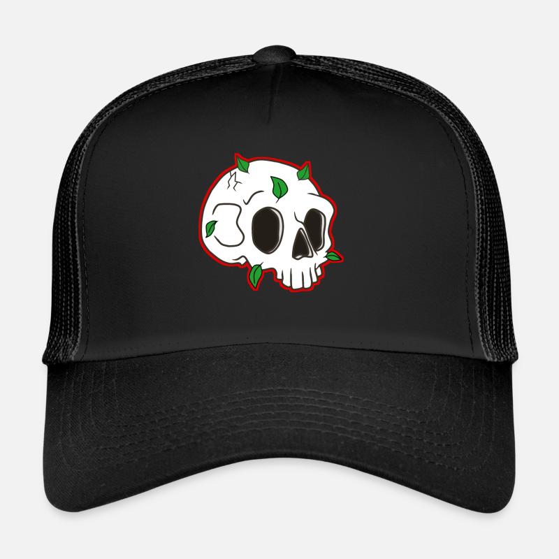 Conception de crâne Casquette trucker 