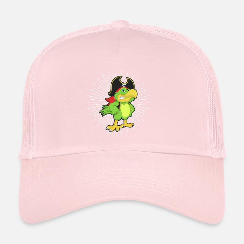 Perroquet pirate Casquette trucker 