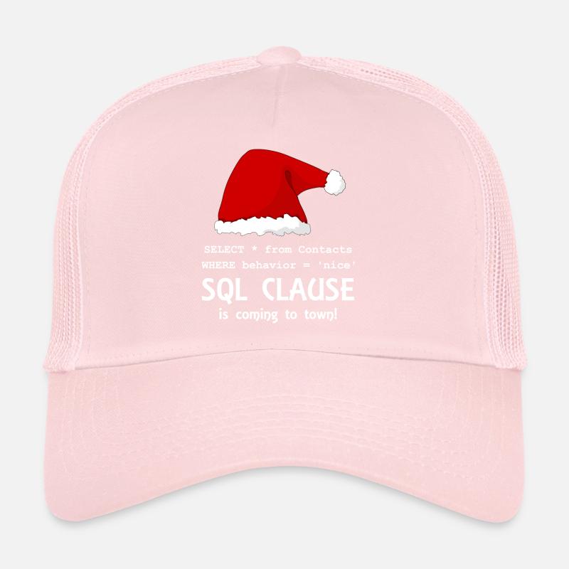 Sql Clause arrive en ville! - blanc Casquette trucker 