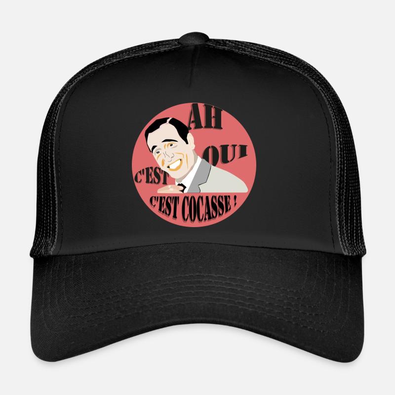 OSS 117 Lucien Bramard - Casquette trucker  - noir/noir