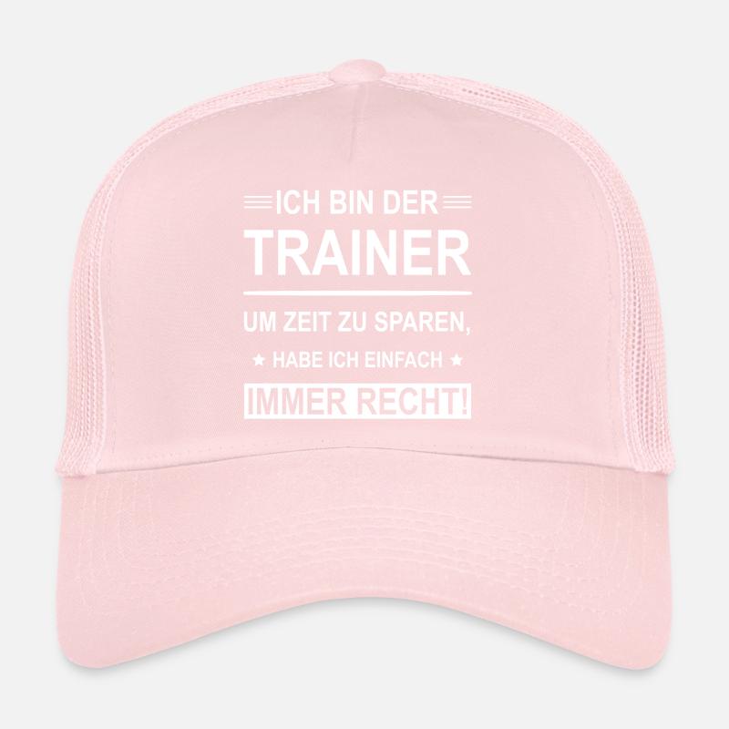 Ich Bin Der Trainer Trucker Cap