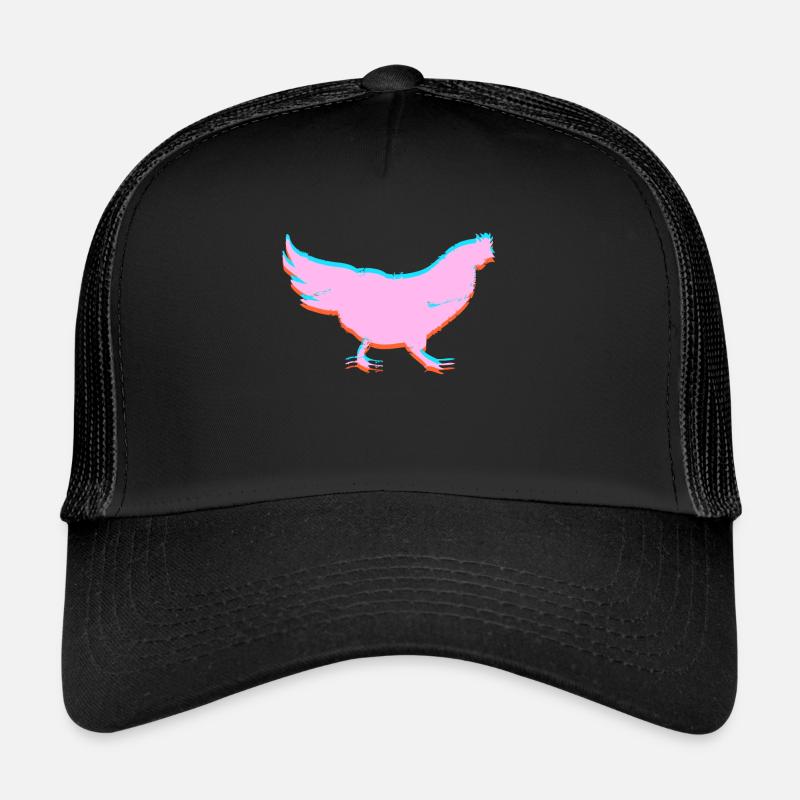 Chicken Chicken 3D Effect Trucker Cap