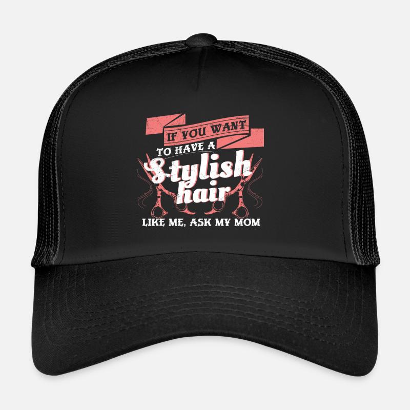 Mère Fille coiffeur Casquette trucker 