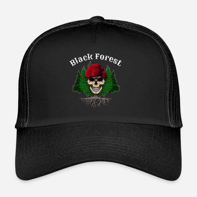 Style tobera forêt noire Casquette trucker 