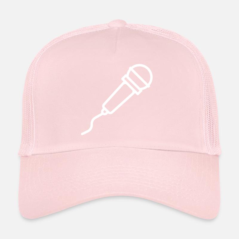 Microphone Casquette trucker 
