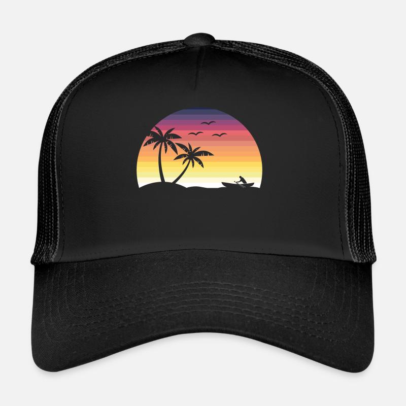 SPRING SUNSET Trucker Cap