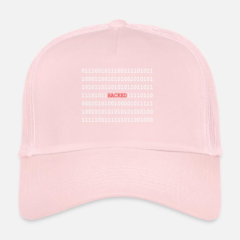 Binary code hacker Trucker Cap