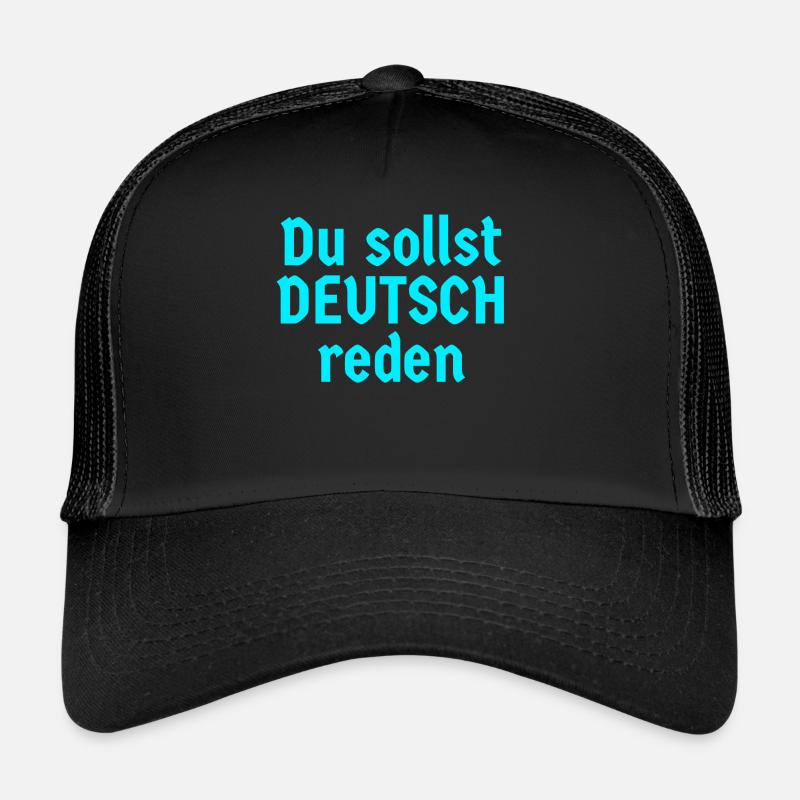 Du sollst deutsch reden Trucker Cap