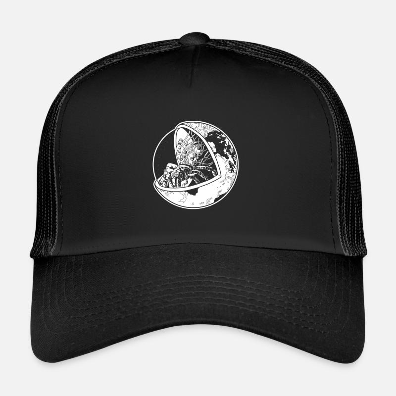 Spider Earth N&B Casquette trucker 