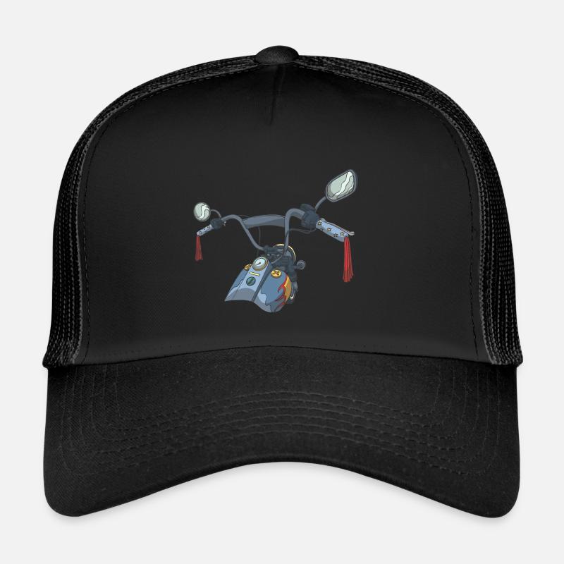 Motorcycle handlebar Trucker Cap