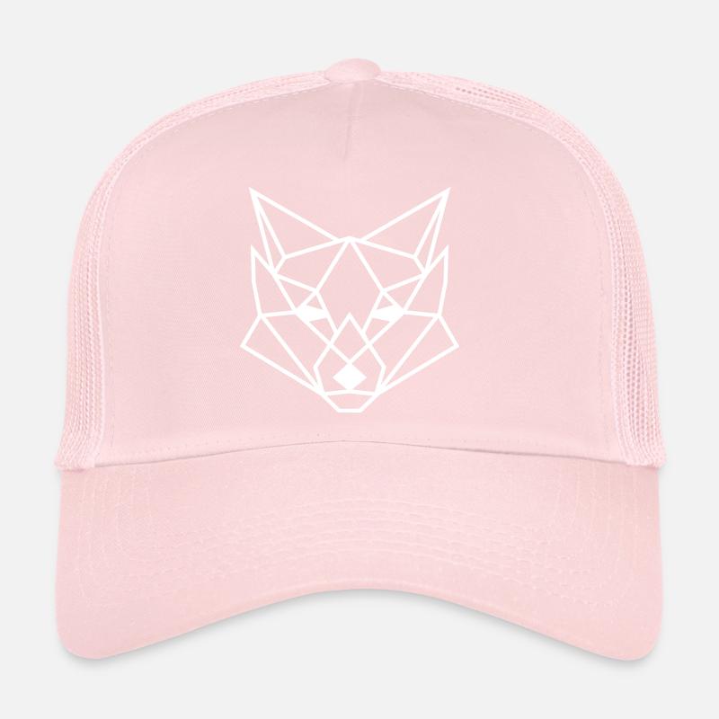 Geometrischer Fuchs Poly Geschenk Idee Polygon Trucker Cap