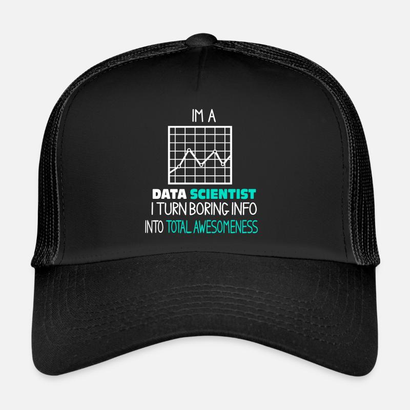 Je suis Data Scientist Casquette trucker 