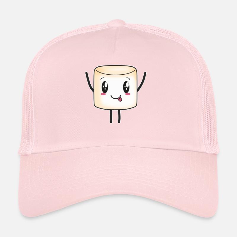 Marshmallow Marshmallows süß Süßigkeit Kinder Trucker Cap