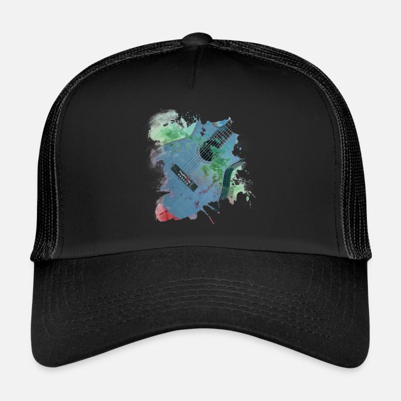 guitars guitars - Trucker Cap - black/black
