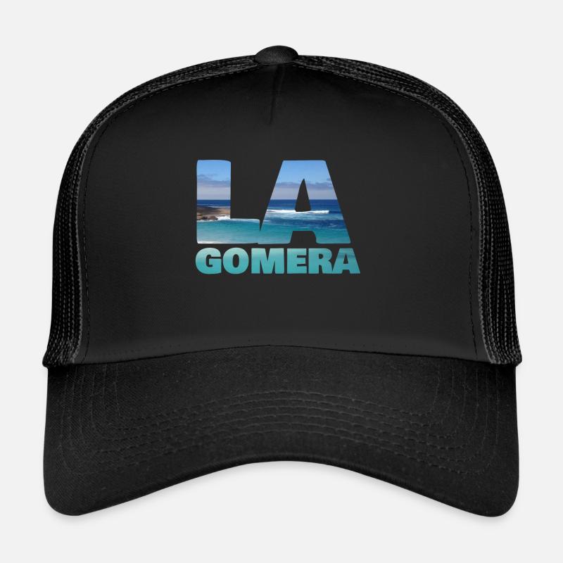 La Gomera - Trucker Cap - Schwarz/Schwarz