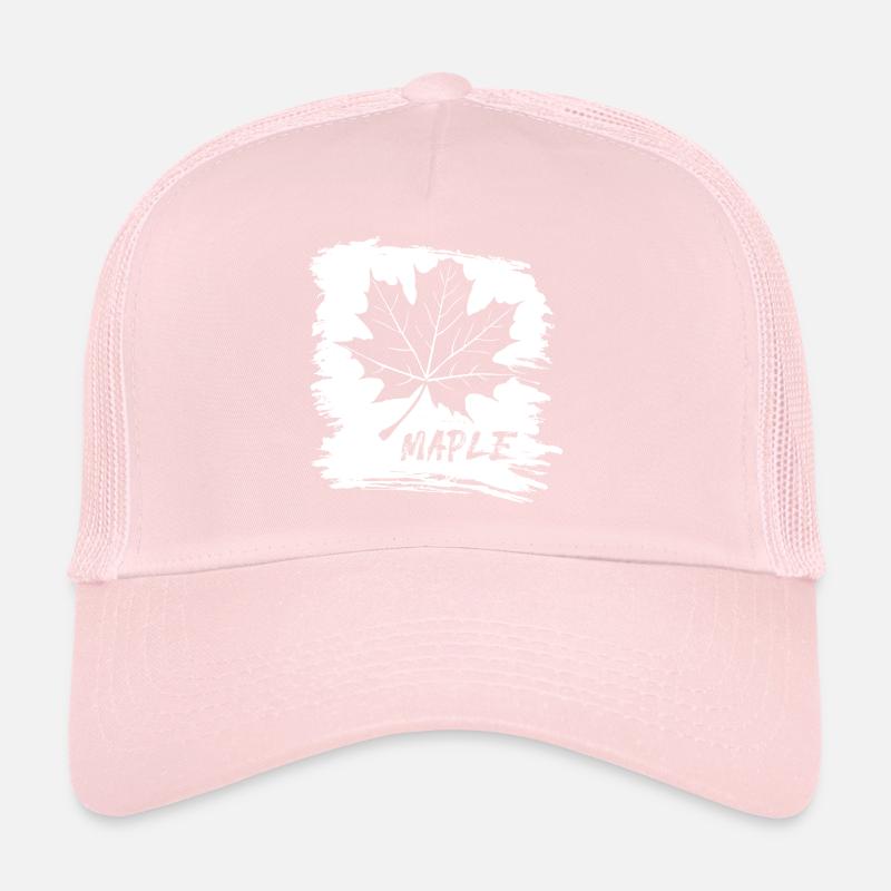 Érable. Canada. Feuille. Casquette trucker 