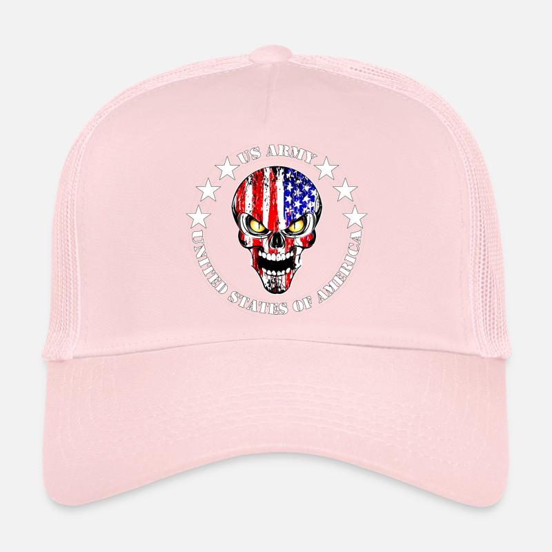 Schädel der US-Armee Trucker Cap
