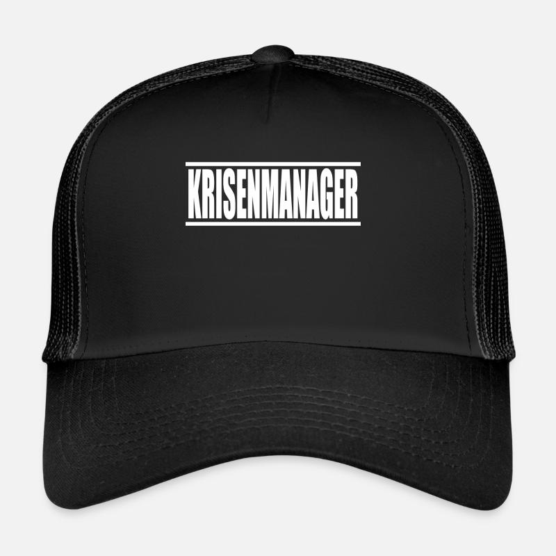 Krisenmanager,Notfall Katastrophe Unglück Shirt Trucker Cap