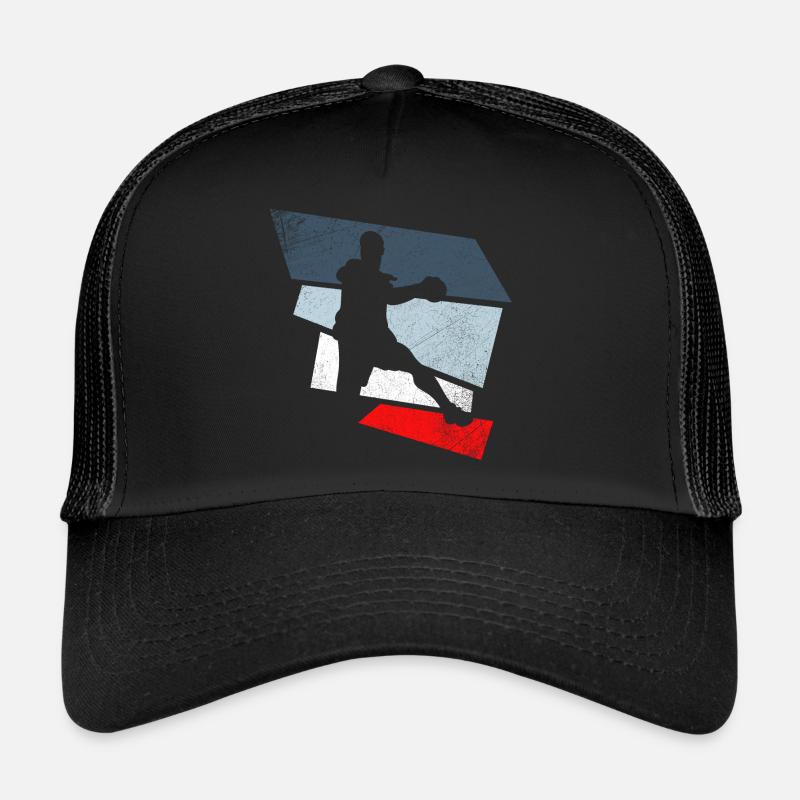 Handball - Casquette trucker  - noir/noir