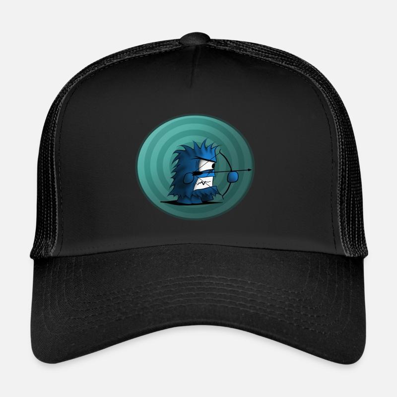 Bogenschießen Bogenschiessen Cartoon Comic Trucker Cap