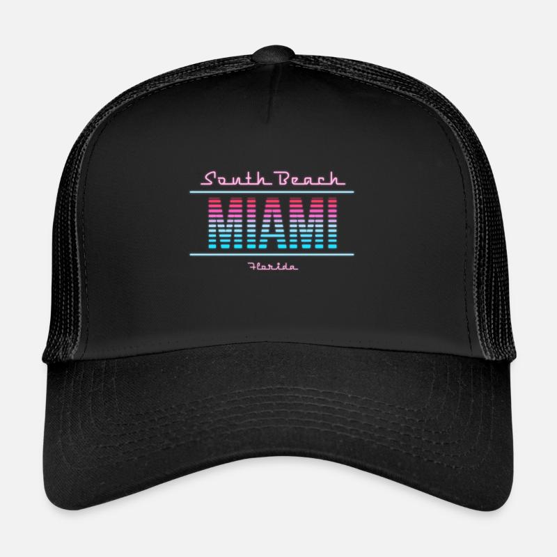 South Beach Neon Casquette trucker 