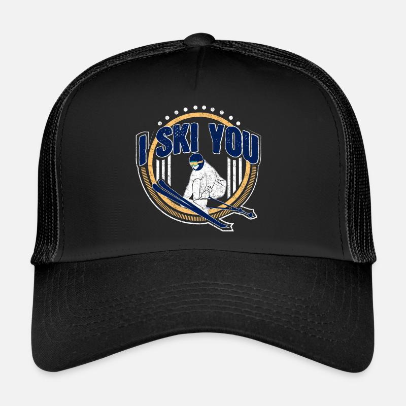 Cadeau de professeur de ski alpin Casquette trucker 