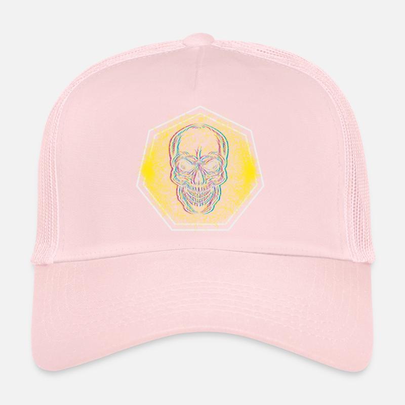 Crâne Casquette trucker 