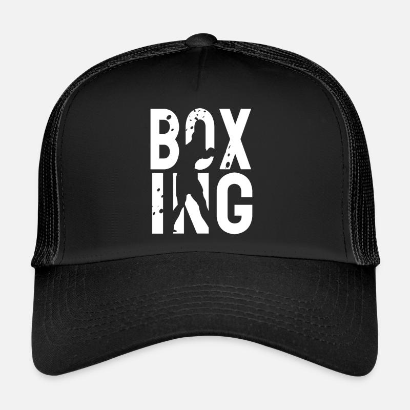 Silhouette de boxe Casquette trucker 
