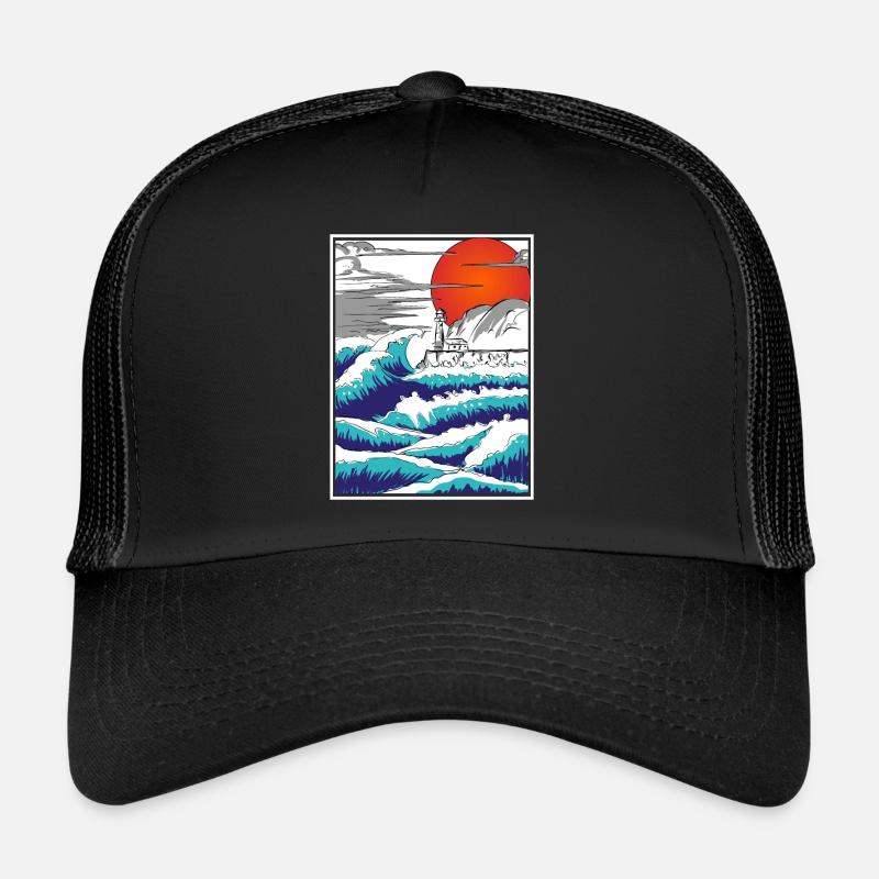 Tsunami asiatique Casquette trucker 