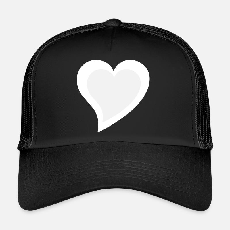 Heart knows - Trucker Cap - black/black