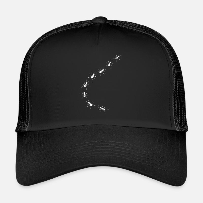 Fourmis - Casquette trucker - noir/noir