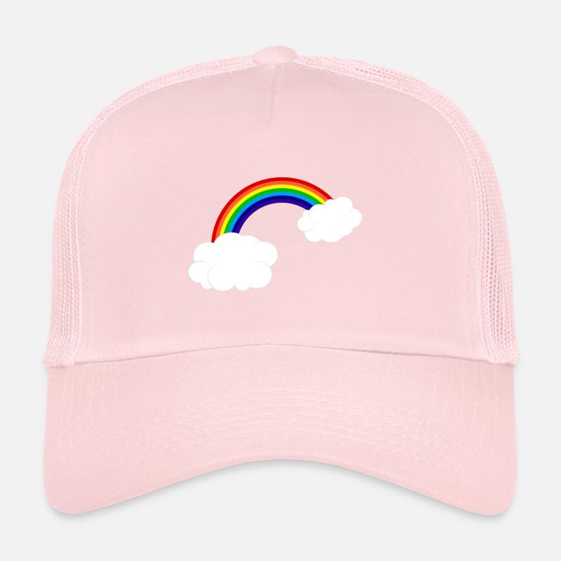 LGBT - nuages arc-en-ciel Casquette trucker 