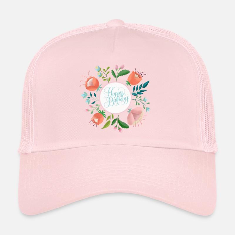 Happy Birthday Trucker Cap