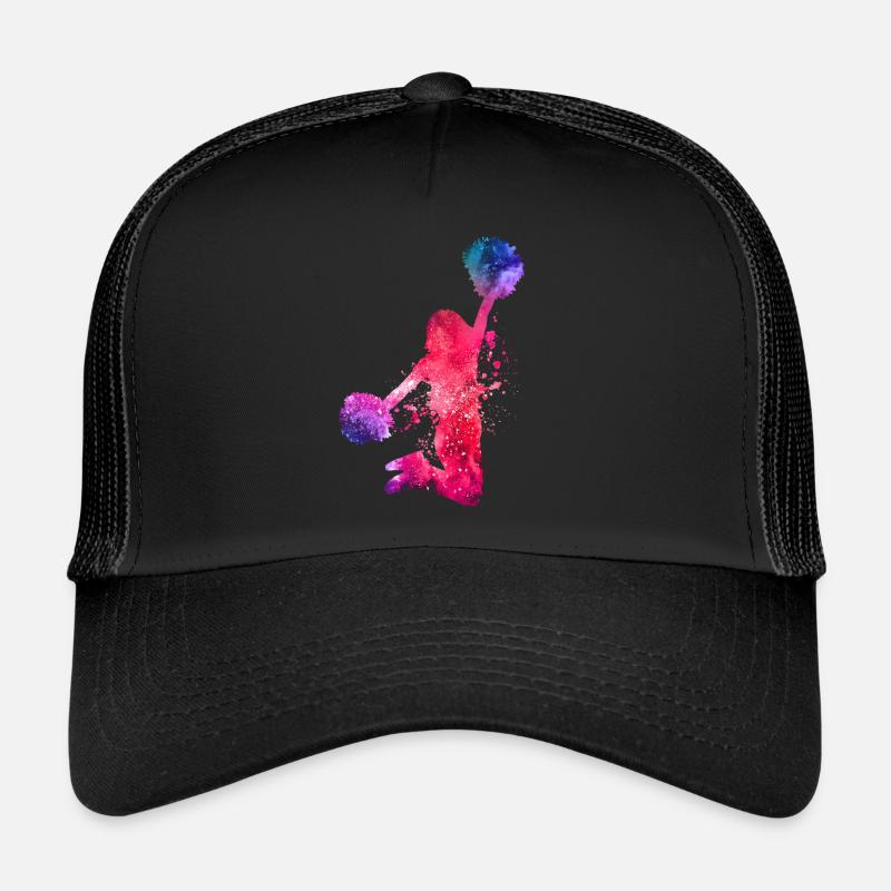 cheerleading - Casquette trucker - noir/noir