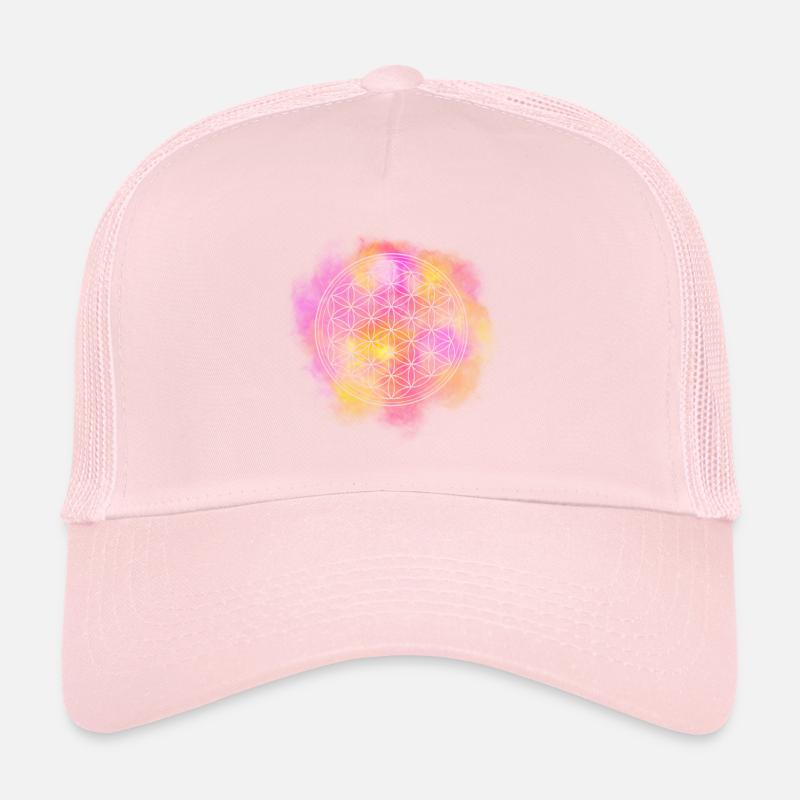 Fleur de vie mandala Casquette trucker 