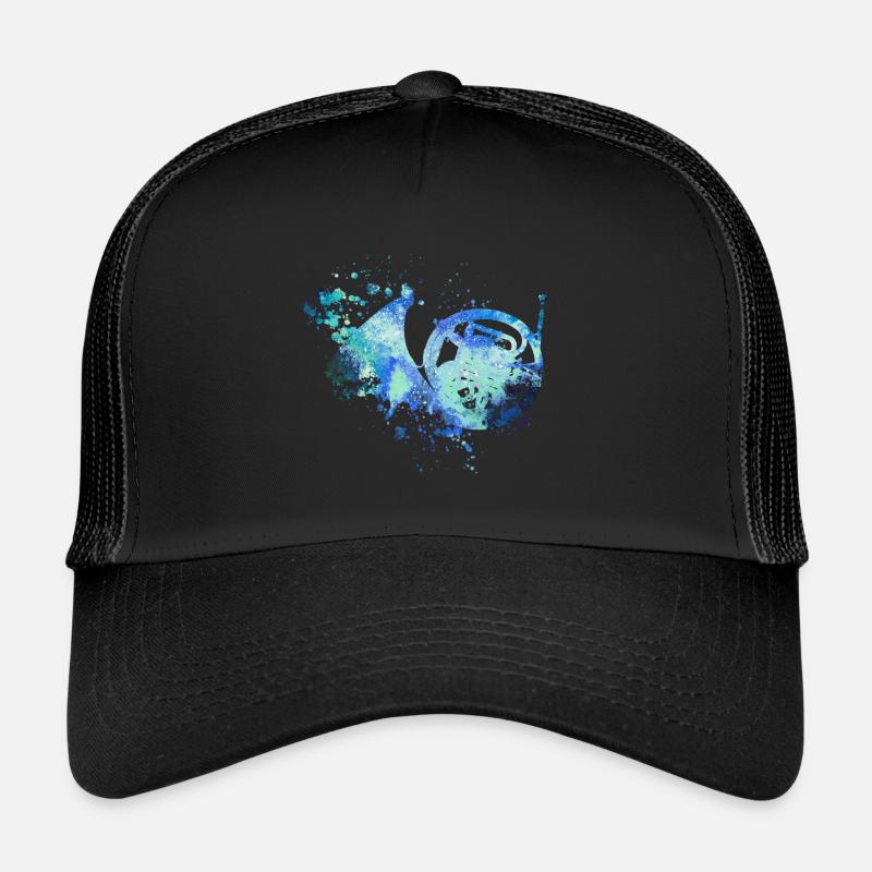 Waldhorn Waldhorn - Trucker Cap - Schwarz/Schwarz