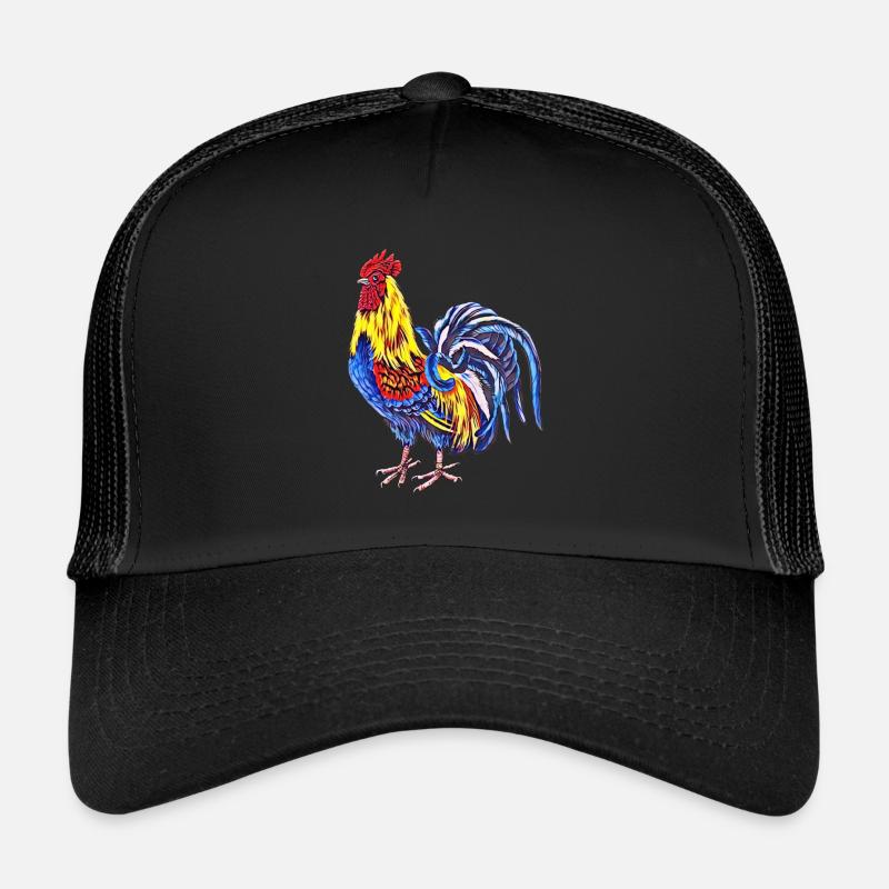 Coq - Casquette trucker  - noir/noir
