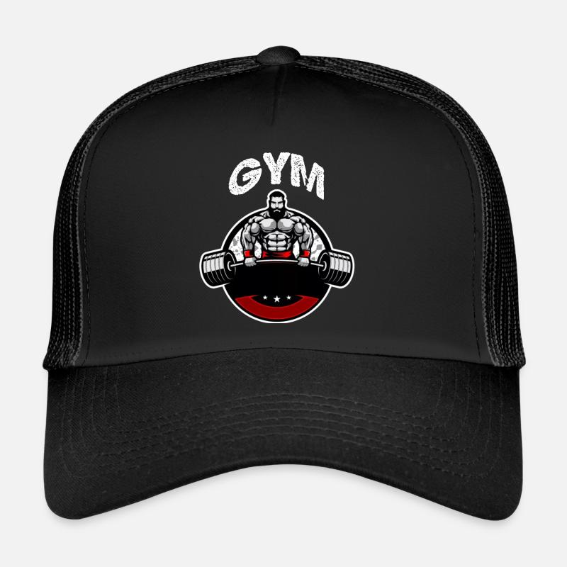 GYM - Trucker Cap - black/black