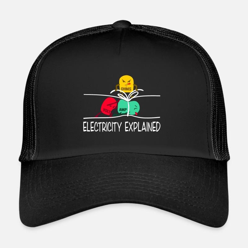 Electricity - Trucker Cap - black/black