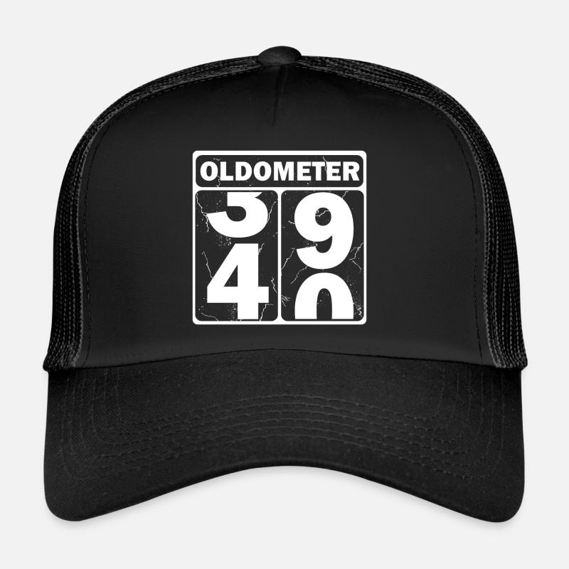 Oldometer - Trucker Cap - black/black