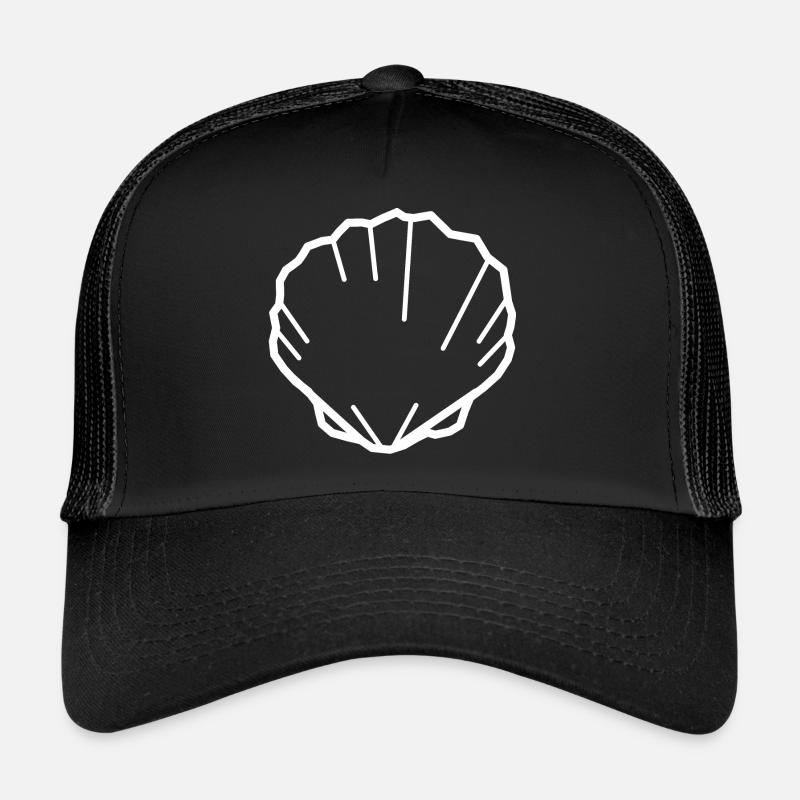 coquille blanche Casquette trucker 